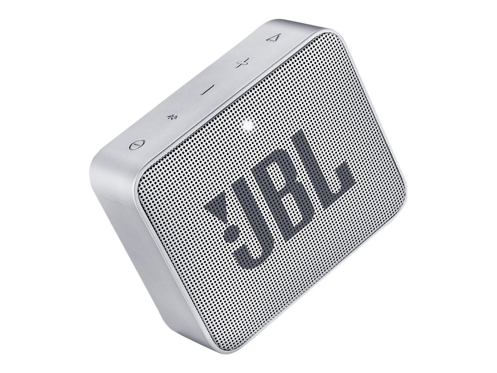 JBL Go 2 - Altavoz - para uso portátil - inalámbrico - Bluetooth - 3 vatios - gris niebla