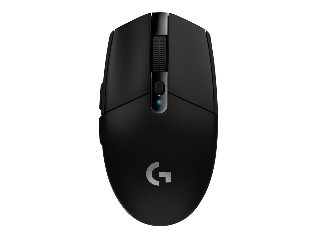 Logitech G305 - Ratón - óptico - 6 botones - inalámbrico - LIGHTSPEED - receptor inalámbrico USB - negro