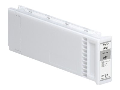Epson T8000 - 700 ml - gris claro - original - cartucho de tinta - para SureColor P10000, P20000, SC-P10000, SC-P20000