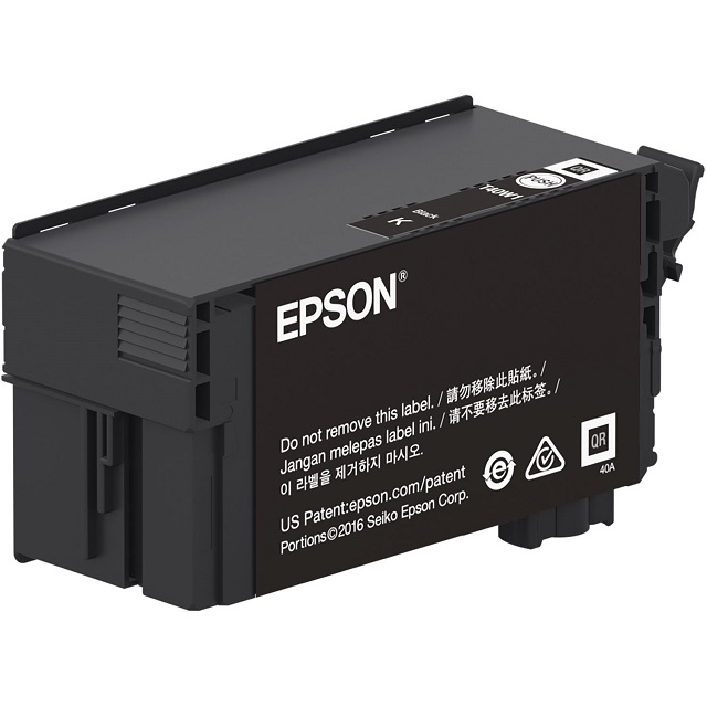 Epson T40W - 80 ml - gran capacidad - negro - original - blíster con alarmas de RF/acústica - cartucho de tinta - para SureColor T2170, T3170, T3170M, T5170