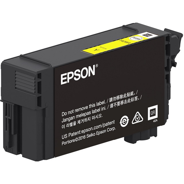 Epson T40W - 50 ml - gran capacidad - amarillo - original - blíster con alarmas de RF/acústica - cartucho de tinta - para SureColor T2170, T3170, T3170M, T5170