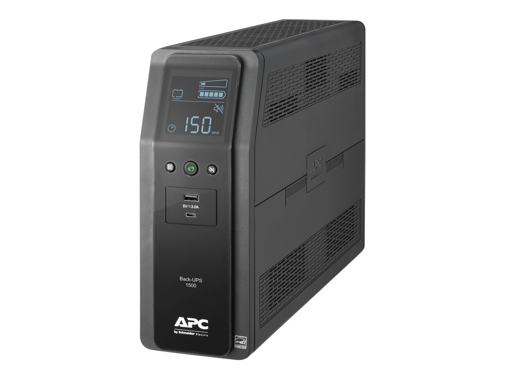 APC Back-UPS Pro BR1500M2-LM - UPS - CA 120 V - 900 vatios - 1500 VA - USB - conectores de salida: 10 - negro