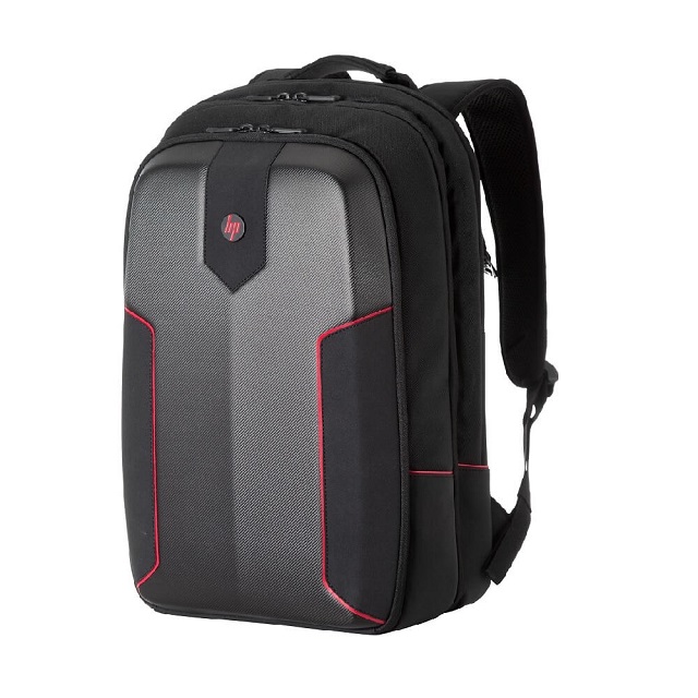HP - Notebook carrying backpack - 15.6" - Black - Hard Case