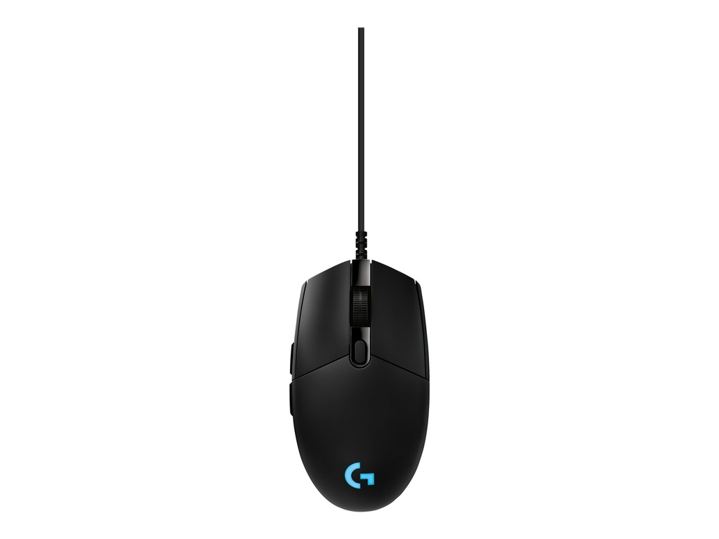 Logitech Gaming Mouse G Pro (Hero) - Ratón - óptico - 6 botones - cableado - USB