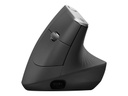 Logitech MX Vertical - Ratón vertical - ergonómico - óptico - 6 botones - inalámbrico, cableado - Bluetooth, 2.4 GHz - receptor inalámbrico USB - grafito