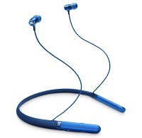 JBL LIVE 200BT - Auriculares internos con micro - en oreja - barboquejo - Bluetooth - inalámbrico - azul héroe