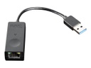 Lenovo ThinkPad USB 3.0 Ethernet adapter - Adaptador de red - USB 3.0 - Gigabit Ethernet - para ThinkCentre M720; ThinkPad L15 Gen 2; P14s Gen 1; ThinkSmart Hub 11; V50s-07; V55t-15
