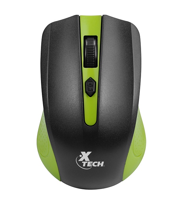 Xtech - Mouse - 2.4 GHz - Wireless - Green - 1600dpi XTM-310GN