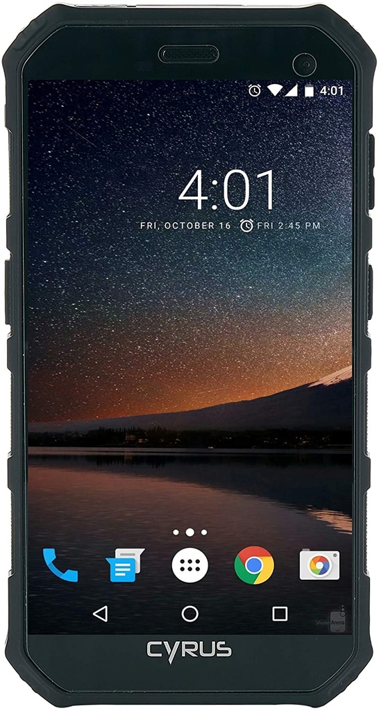 Cyrus - CS24 Celular Robusto IP68- 5" Pantalla Touch - Android 7.0 - 2GB Ram 16GB Rom - CPU 1.5 Ghz Quadcore - 4G LTE - WiFi - BlueTooth - GPS NFC - Camara Principal 13 MP Camara Frente 5 MP -2 SIMs - PTT Listo - Bateria 5,000 mAh - Google GMS Certificado - Carga Inalambrica Listo Wirelss Charging 