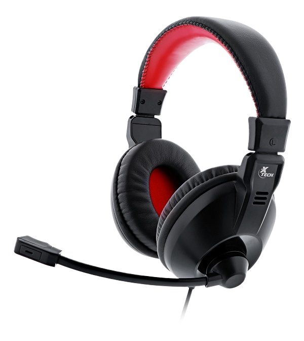 Xtech - Headset - Wired - XTH-500 - Voracis - Gaming - Connection type: Two 3.5mm plugs for mic and audio - Compatible platforms: PC - Buttons: Volume control in control capsule - Cable length: 6.5ft