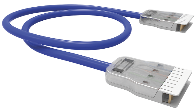Furukawa - Patch cable - UTP - 15 m - Blue - cat.6cm T568A/B