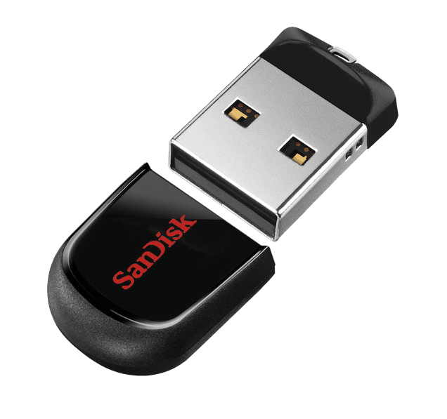 SanDisk - USB flash drive - 16 GB - USB 2.0 - Cruzer FIT