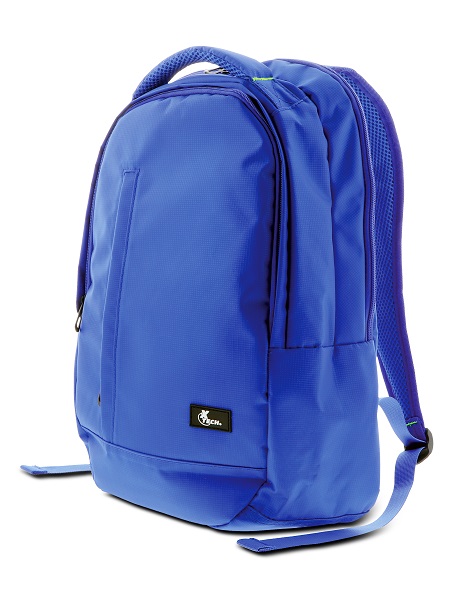 Xtech Lovett XTB-216  Mochila para laptop 15.6" - 100D Poliéster - Color  Azul con detalles en verde lima - Bolsillo frontal con organizador interior - Bolsillo frontal con cierre para accesorios - Panel posterior acolchado
