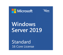 Microsoft Windows Server 2019 Standard - Licencia - 16 núcleos, 2 máquinas virtuales - OEM - ROK - bloqueado por BIOS (Dell)