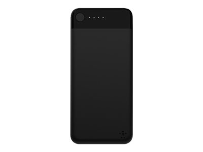 Belkin with Lightning Connector - Cargador portátil - 5000 mAh - 2.4 A (USB) - negro