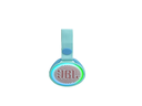 JBL JR POP - Speaker - Teal - Bluetooth - 5 horas de tiempo de reproducción – Resistente al agua IPX7 – Luces multicolor – integradas - Ultraportátil con correa