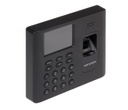 Hikvision DS-K1A802MF - Sistema de reloj registrador - huella dactilar, RFID - 3000 empleados - Ethernet, USB, Wi-Fi - negro