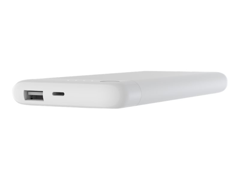 Belkin with Lightning Connector - Cargador portátil - 5000 mAh - 2.4 A (USB) - blanco