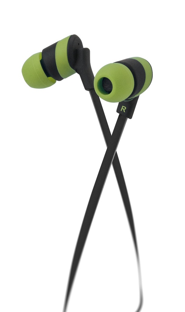 Klip Xtreme - KHS-625GN - Earphones - Para Home audio / Para Portable electronics / Para Tablet - Wired - 3.5mm - Verde