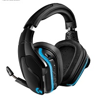Logitech G935 - Auricular - 7.1 canales - tamaño completo - 2,4 GHz - inalámbrico - conector de 3,5 mm - negro, azul