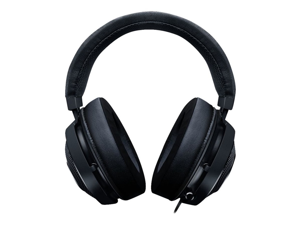 Razer Kraken - Auricular - tamaño completo - cableado - conector de 3,5 mm - aislamiento de ruido - negro
