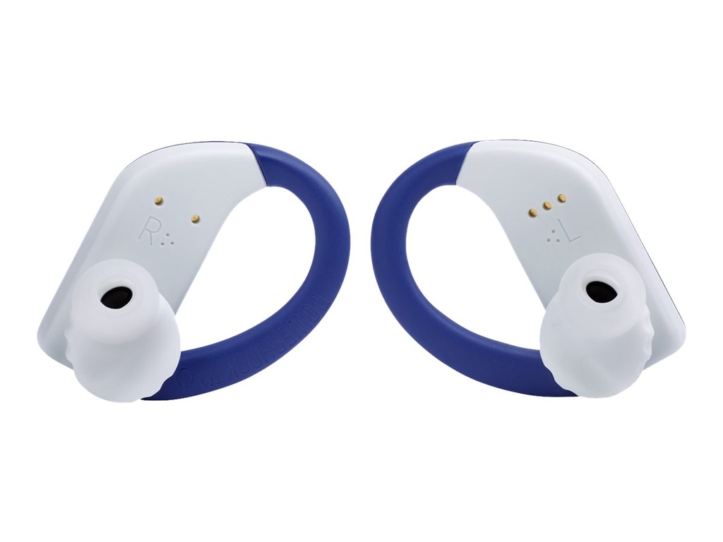 JBL Endurance Peak - Auriculares inalámbricos con micro - en oreja - Bluetooth - azul