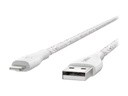 Belkin DuraTek Plus - Cable Lightning - USB (M) a Lightning (M) - 3.05 m - blanco