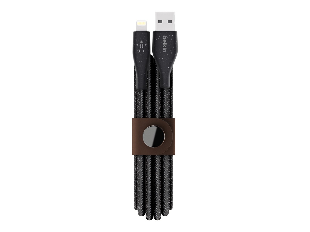 Belkin DuraTek Plus - Cable Lightning - USB (M) a Lightning (M) - 3.05 m - negro