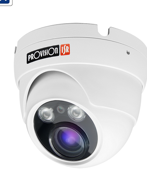 Provision ISR - DI-350IP5SMVF Cámara Domo 5 MP - Motorizada Varifocal 3.3-12MM - 25 metros - Sensor: 1/3"- BLC /HLC/WDR Digital/ROI - Familia S Sight - Protección IP66 - Analíticas básicas - ONVIF - Garantía local: 2 años