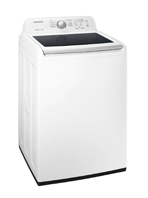 Samsung - Lavadora Americana de 20k - WA20M3100AW-AP - Cierre silencioso y seguro - Menos ruido - Pantalla de panel led - Gran Capacidad - Blanco 