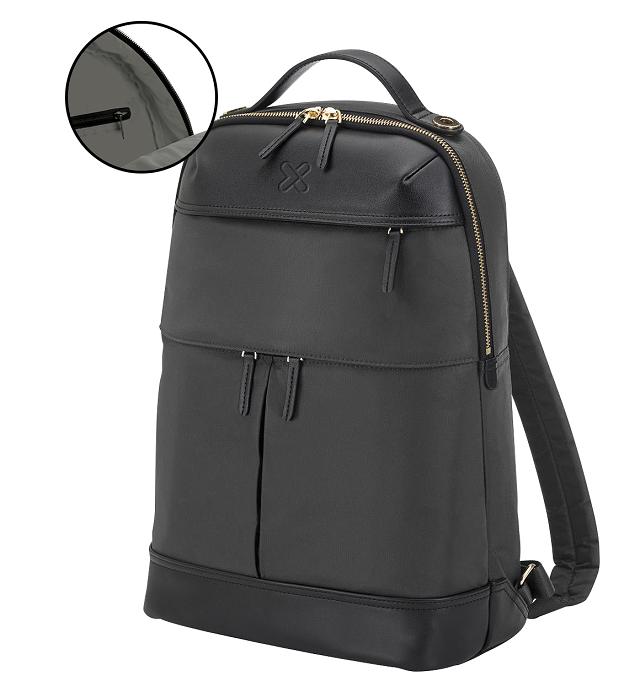 Klip Xtreme - Notebook carrying backpack - 15.6" - 1200D Nylon - Gray - with Black
