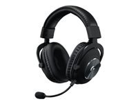 Logitech G Pro X with Blue VO!CE Technology - Auricular - tamaño completo - cableado - conector de 3,5 mm - aislamiento de ruido - negro