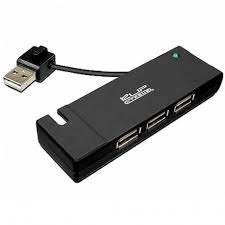 KUH-400B - Klip Xtreme KUH-400B - Hub - 4 x Hi-Speed USB