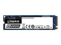 Kingston A2000 - Unidad en estado sólido - cifrado - 500 GB - interno - M.2 2280 - PCI Express 3.0 x4 (NVMe) - AES de 256 bits