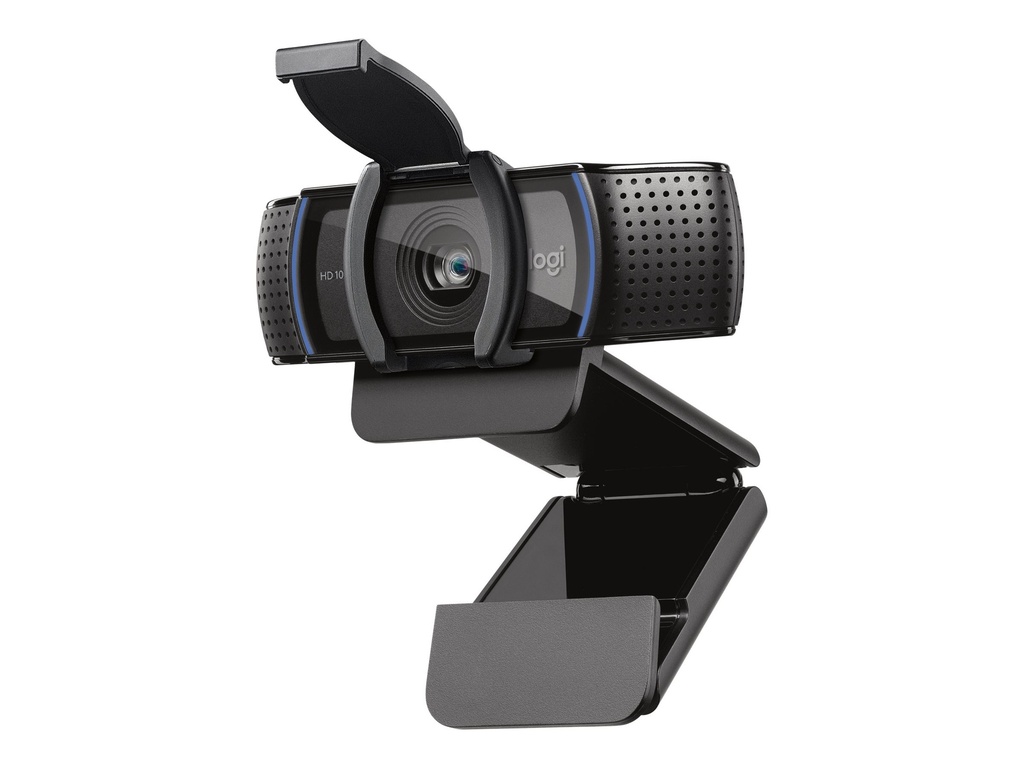 Logitech HD Pro Webcam C920S - Cámara web - color - 1920 x 1080 - audio