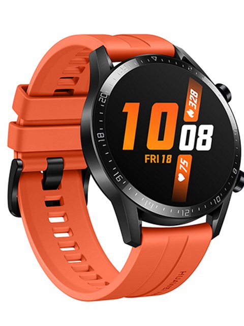 Huawei Watch GT 2 Sport - Smart watch - Bluetooth - Sunset orange - Latona