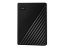 WD My Passport WDBPKJ0040BBK - Disco duro - cifrado - 4 TB - externo (portátil) - USB 3.2 Gen 1 - AES de 256 bits - negro