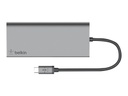 Belkin USB-C Multimedia Hub - Estación de conexión - USB-C - HDMI - GigE