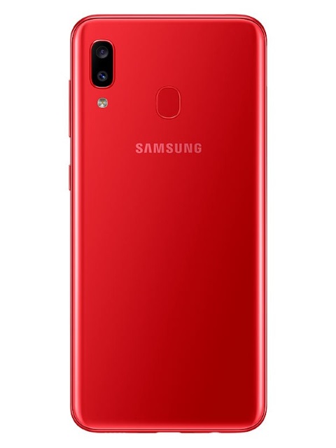 Samsung Galaxy A20s - Teléfono inteligente - SM-A207MZRDGTO - Android - 32 GB - Rojo cereza - Toque