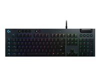 Logitech G815 LIGHTSYNC RGB Mechanical Gaming Keyboard - GL Tactile - Teclado - con retroiluminación - USB - interruptor: GL Tactile