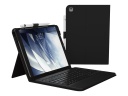 ZAGG Messenger Folio - Caja de teclado y folio - Bluetooth - negro - para Apple 10.2-inch iPad (7ª generación)