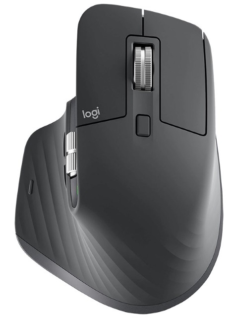 Logitech - Mouse - 2.4 GHz - Wireless - Graphite