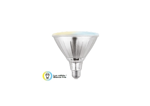 Nexxt Solutions Connectivity - Light Bulb - PAR38 CCT 110V - Conexión Wi-Fi - Bombillo de luz blanca regulable -  Compatible con Amazon Alexa y Google Assistant - 10000 Lumen - 10W (80W) 