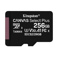 Kingston - Flash memory card - microSDHC - 256 GB - Canvas Select Plus