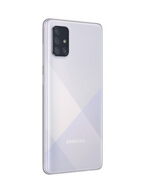 Samsung Galaxy A71 - Teléfono inteligente - SM-A715FZSJGTO - Android - 128 GB - Plata - Toque