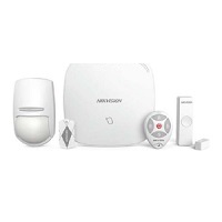 Hikvision - Wireless Alarm - DS-PWA32-KST-433MHz - 1 Hub  - 1 Sensor PIR  - 1 Contacto Magnético  - 1 Control Remoto  - Tarjeta para Armado - Soporta Wifi  - 3G / 4G.