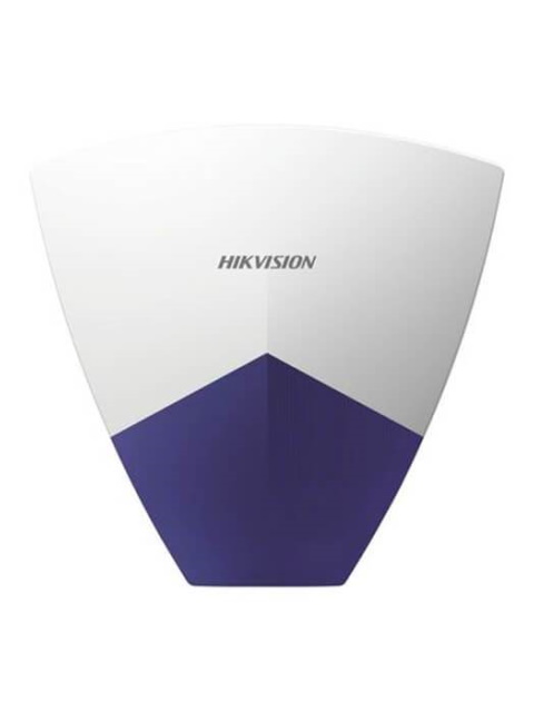 Hikvision - Sirena Inalámbrica  - DS-PSG-WO-433 - Con Estrobo para Exterior - Compatible con Panel de Alarma HIKVISION  - Protección IP65, 110 dB 