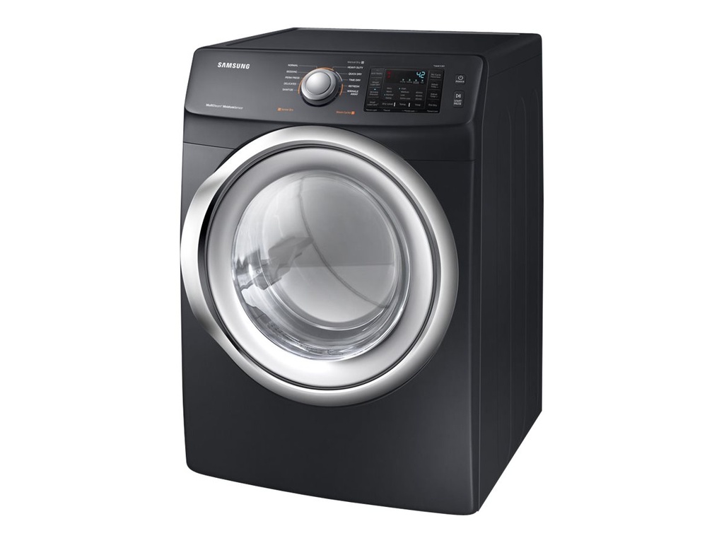 Samsung DVG45N5300V - Secadora - independiente - ancho: 68.6 cm - fondo: 82.4 cm - alto: 98.4 cm - carga frontal - acero inoxidable negro