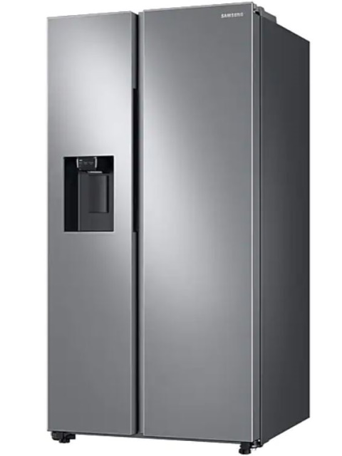 Samsung - Refrigerator side by side - RS27T5200S9AP - 27 pies - Gran capacidad (SpaceMax)  - Diseño Elegante - Tecnología Digital Inverter - Con dispensador de agua y hielo  - Silver - Filtro de agua interno - Junta a prueba de Mohos
