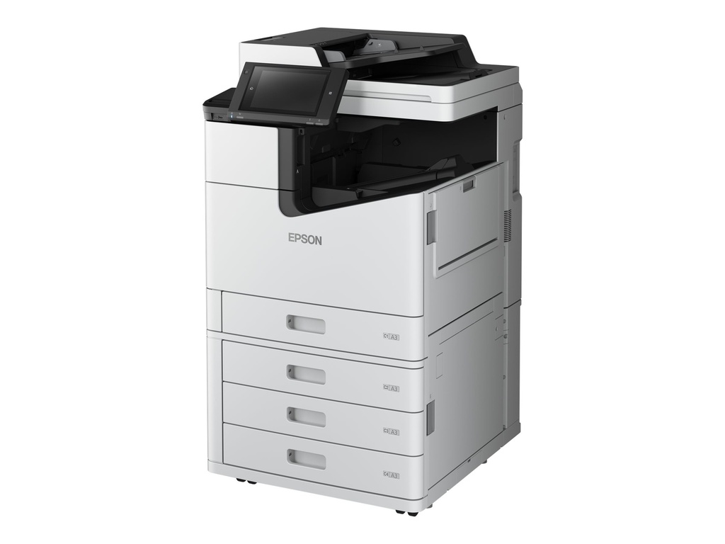 Epson WorkForce Enterprise WF-M20590 - Impresora multifunción - B/N - chorro de tinta - A3 (297 x 420 mm), Ledger (279 x 432 mm) (original) - A3/Ledger (material) - hasta 100 ppm (copiando) - hasta 100 ppm (impresión) - 2350 hojas - Gigabit LAN, Wi-Fi(n), host USB, NFC, USB 3.0